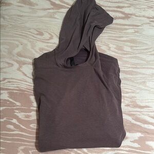 Lululemon Purple Longsleeved Hooded Workout Top